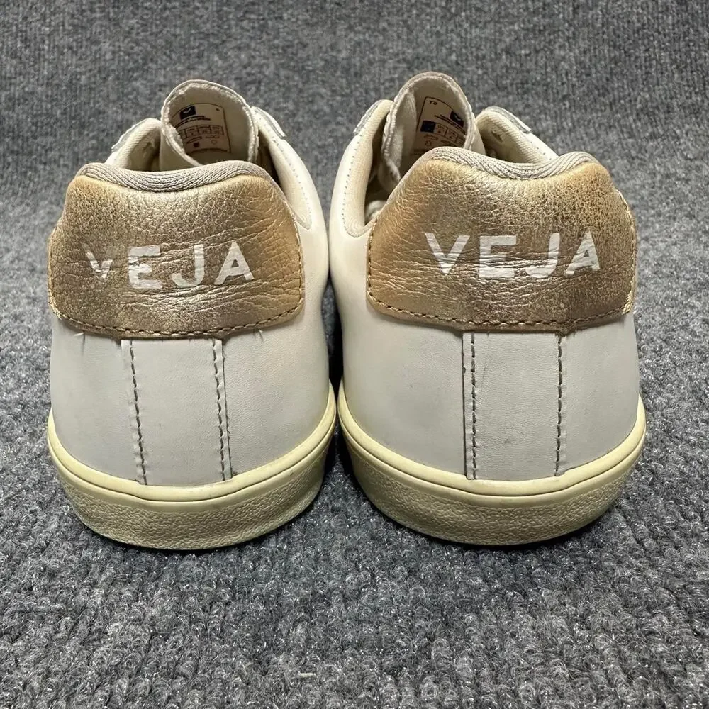 Veja Women’s Esplar Leather Sneakers Classic Low Top Lace Up Shoes 8